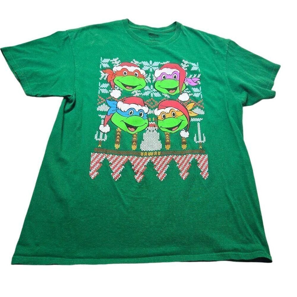 Teenage Mutant Ninja Turtles Christmas shirt, Men L, Woman XL